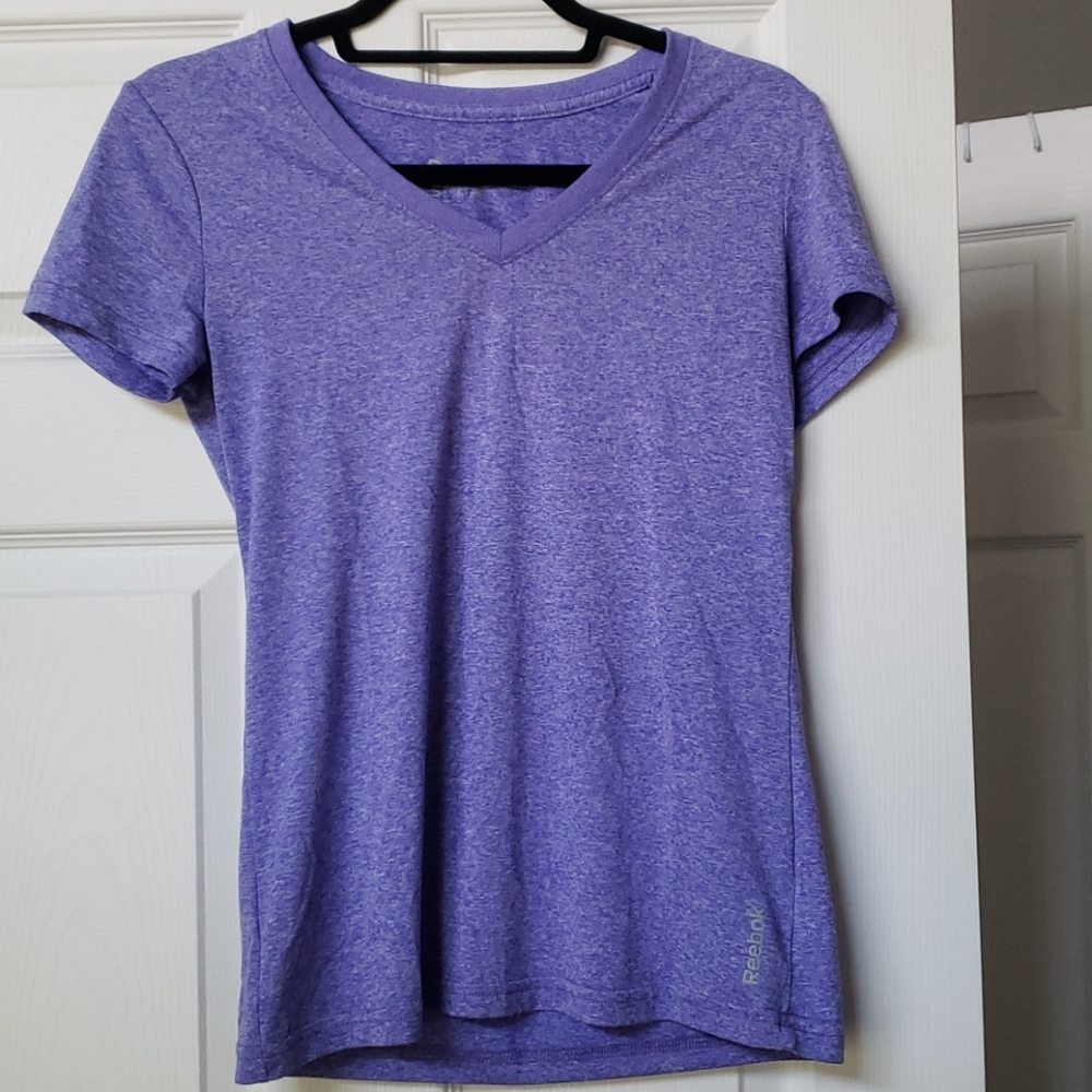 Reebok purple athletic tshirt
